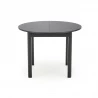 Design Plus Studio Kuchni & Salon Meblowy | RINGO stół kolor blat czarny, nogi - czarny (102-142x102x76 cm) (2p1szt) | 2010001193968