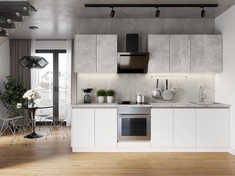 Design Plus Studio Kuchni & Salon Meblowy | Kuchnia Campari - Zestaw 2,8 m wariant B | 