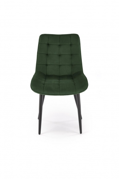 Design Plus Studio Kuchni & Salon Meblowy | GANSO krzesło ciemny zielony HLR57 (1p4szt) | 5905248134027