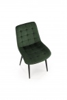 Design Plus Studio Kuchni & Salon Meblowy | GANSO krzesło ciemny zielony HLR57 (1p4szt) | 5905248134027