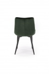 Design Plus Studio Kuchni & Salon Meblowy | GANSO krzesło ciemny zielony HLR57 (1p4szt) | 5905248134027