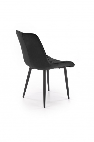 Design Plus Studio Kuchni & Salon Meblowy | GANSO krzesło czarny HLR66 (1p4szt) | 5905248134034
