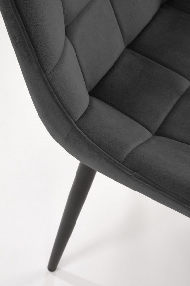 Design Plus Studio Kuchni & Salon Meblowy | GANSO krzesło czarny HLR66 (1p4szt) | 5905248134034