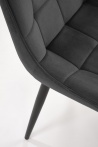 Design Plus Studio Kuchni & Salon Meblowy | GANSO krzesło czarny HLR66 (1p4szt) | 5905248134034