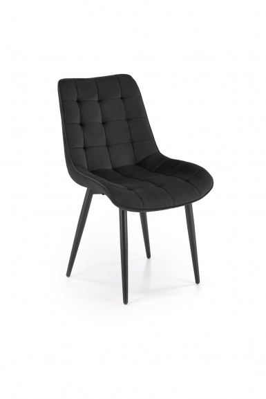 Design Plus Studio Kuchni & Salon Meblowy | GANSO krzesło czarny HLR66 (1p4szt) | 5905248134034