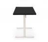 Design Plus Studio Kuchni & Salon Meblowy | B54 biurko z funkcją regulacji wysokości, blat - czarny, stelaż - biały (2p1szt) | 5905248137516