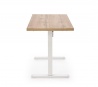 Design Plus Studio Kuchni & Salon Meblowy | B54 biurko z funkcją regulacji wysokości, blat - dąb artisan, stelaż - biały (2p1szt) | 5905248137530