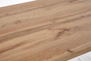 Design Plus Studio Kuchni & Salon Meblowy | B54 biurko z funkcją regulacji wysokości, blat - dąb artisan, stelaż - biały (2p1szt) | 5905248137530
