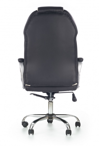 Design Plus Studio Kuchni & Salon Meblowy | BARTON fotel gabinetowy czarno-biały | 2010001159223