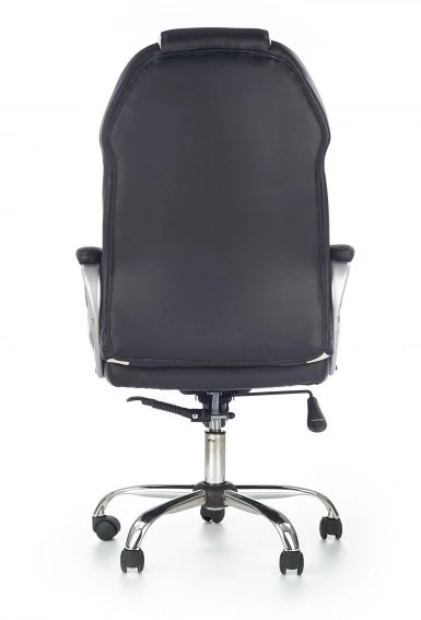 Design Plus Studio Kuchni & Salon Meblowy | BARTON fotel gabinetowy czarno-biały | 2010001159223