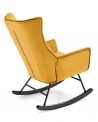 Design Plus Studio Kuchni & Salon Meblowy | BAZALTO fotel bujany musztardowy (1p1szt) | 2010001200260