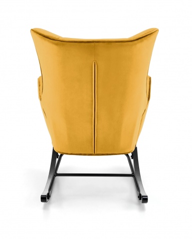 Design Plus Studio Kuchni & Salon Meblowy | BAZALTO fotel bujany musztardowy (1p1szt) | 2010001200260