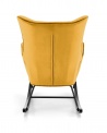 Design Plus Studio Kuchni & Salon Meblowy | BAZALTO fotel bujany musztardowy (1p1szt) | 2010001200260