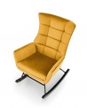 Design Plus Studio Kuchni & Salon Meblowy | BAZALTO fotel bujany musztardowy (1p1szt) | 2010001200260