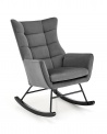Design Plus Studio Kuchni & Salon Meblowy | BAZALTO fotel bujany popiel (1p1szt) | 2010001194903