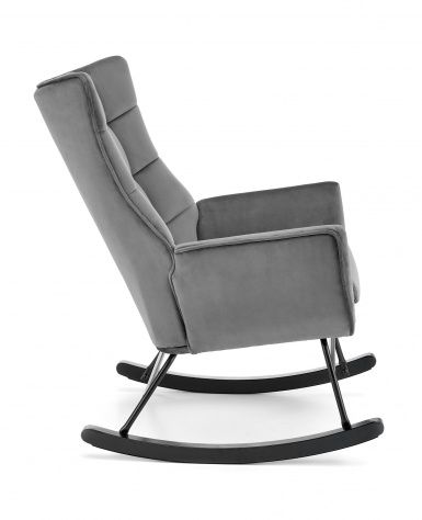 Design Plus Studio Kuchni & Salon Meblowy | BAZALTO fotel bujany popiel (1p1szt) | 2010001194903
