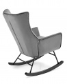 Design Plus Studio Kuchni & Salon Meblowy | BAZALTO fotel bujany popiel (1p1szt) | 2010001194903