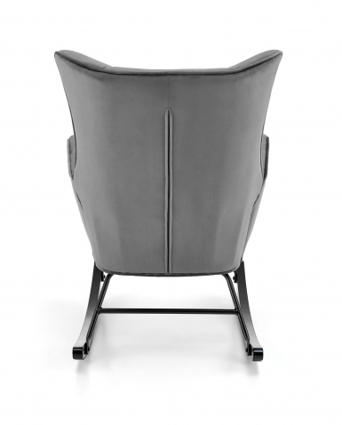 Design Plus Studio Kuchni & Salon Meblowy | BAZALTO fotel bujany popiel (1p1szt) | 2010001194903