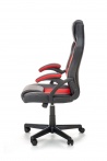 Design Plus Studio Kuchni & Salon Meblowy | BERKEL fotel gabinetowy czarno-czerwony (1p1szt) | 2010001187486