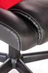 Design Plus Studio Kuchni & Salon Meblowy | BERKEL fotel gabinetowy czarno-czerwony (1p1szt) | 2010001187486