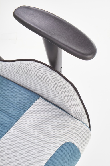 Design Plus Studio Kuchni & Salon Meblowy | CAYMAN fotel gabinetowy jasny popiel-turkusowy | 2010001159919