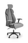 Design Plus Studio Kuchni & Salon Meblowy | CHRONO fotel gabinetowy popielato-czarny | 2010001195214