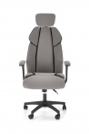 Design Plus Studio Kuchni & Salon Meblowy | CHRONO fotel gabinetowy popielato-czarny | 2010001195214
