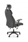 Design Plus Studio Kuchni & Salon Meblowy | CHRONO fotel gabinetowy popielato-czarny | 2010001195214
