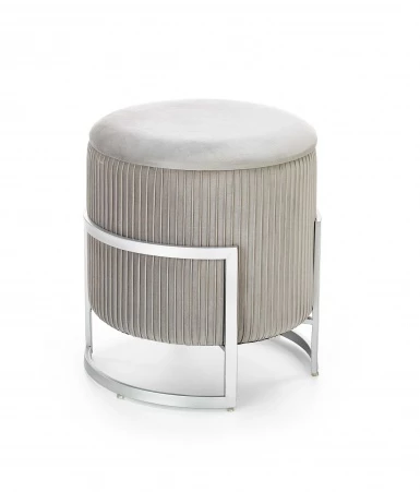 Design Plus Studio Kuchni & Salon Meblowy | CRICKET pufa jasny popiel (1p1szt) | 2010001190028