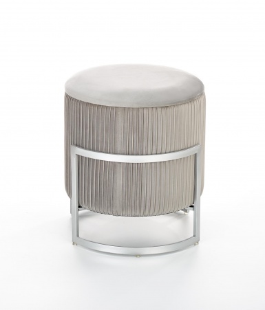 Design Plus Studio Kuchni & Salon Meblowy | CRICKET pufa jasny popiel (1p1szt) | 2010001190028
