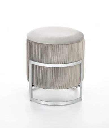 Design Plus Studio Kuchni & Salon Meblowy | CRICKET pufa jasny popiel (1p1szt) | 2010001190028