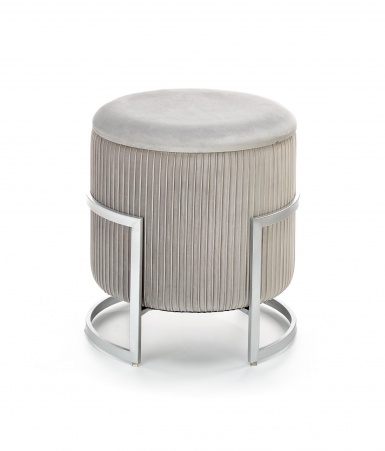 Design Plus Studio Kuchni & Salon Meblowy | CRICKET pufa jasny popiel (1p1szt) | 2010001190028