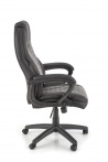 Design Plus Studio Kuchni & Salon Meblowy | GANDALF fotel gabinetowy czarny / popielaty (1p1szt) | 2010001194941