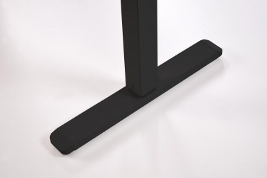 Design Plus Studio Kuchni & Salon Meblowy | B54 biurko z funkcją regulacji wysokości, blat - biały, stelaż - czarny (2p1szt) | 5905248137509
