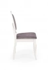 Design Plus Studio Kuchni & Salon Meblowy | BAROCK krzesło biały / popielaty (1p2szt) | 2010001178897