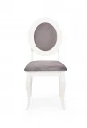 Design Plus Studio Kuchni & Salon Meblowy | BAROCK krzesło biały / popielaty (1p2szt) | 2010001178897
