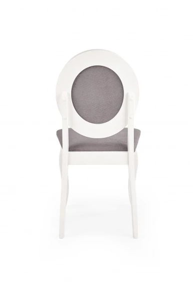 Design Plus Studio Kuchni & Salon Meblowy | BAROCK krzesło biały / popielaty (1p2szt) | 2010001178897