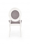 Design Plus Studio Kuchni & Salon Meblowy | BAROCK krzesło biały / popielaty (1p2szt) | 2010001178897