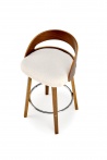 Design Plus Studio Kuchni & Salon Meblowy | H110 hoker kremowy / orzechowy (1p2szt) | 2010001196211
