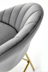 Design Plus Studio Kuchni & Salon Meblowy | H112 hoker popielaty / złoty (2p2szt) | 2010001196235