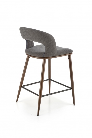 Design Plus Studio Kuchni & Salon Meblowy | H114 hoker popielaty / orzechowy (1p2szt) | 2010001196266