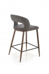 Design Plus Studio Kuchni & Salon Meblowy | H114 hoker popielaty / orzechowy (1p2szt) | 2010001196266