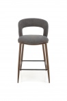 Design Plus Studio Kuchni & Salon Meblowy | H114 hoker popielaty / orzechowy (1p2szt) | 2010001196266
