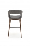 Design Plus Studio Kuchni & Salon Meblowy | H114 hoker popielaty / orzechowy (1p2szt) | 2010001196266