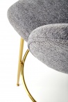 Design Plus Studio Kuchni & Salon Meblowy | H116 hoker popielaty / złoty (1p2szt) | 2010001196303