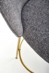 Design Plus Studio Kuchni & Salon Meblowy | H116 hoker popielaty / złoty (1p2szt) | 2010001196303