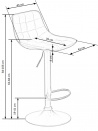 Design Plus Studio Kuchni & Salon Meblowy | H95 hoker cynamonowy (1p1szt) | 2010001201625