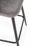 Design Plus Studio Kuchni & Salon Meblowy | H96 hoker popielaty (1p2szt) | 2010001176589