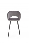 Design Plus Studio Kuchni & Salon Meblowy | H96 hoker popielaty (1p2szt) | 2010001176589