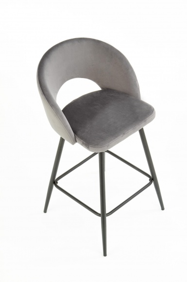 Design Plus Studio Kuchni & Salon Meblowy | H96 hoker popielaty (1p2szt) | 2010001176589